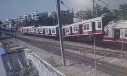 ഹൈദരാബാദിലെ ട്രെയിനുകളുടെ കൂട്ടയിടി: സിസിടിവി ദൃശ്യങ്ങള്‍ പുറത്ത്‌ (വീഡിയോ)