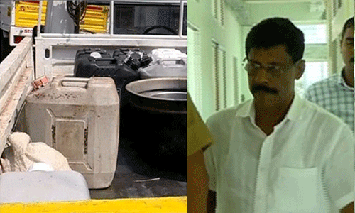 വ്യാജകള്ളുമായി എസ്എന്ഡിപി സംസ്ഥാന നേതാവ് പിടിയില് വ്യാജകള്ളുമായി എസ്എന്ഡിപി സംസ്ഥാന നേതാവ് പിടിയില്