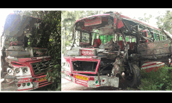 ദേശീയപാതയില്‍ കളരിപ്പടിക്ക് സമീപം വീണ്ടും വാഹനാപകടം; 16 പേര്‍ക്ക് പരുക്ക്