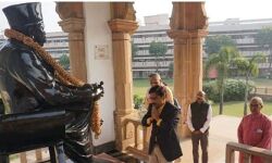 കെ കെ മുഹമ്മദ് നാഗ്പൂരിലെ ആര്‍എസ്എസ് ആസ്ഥാനത്ത്