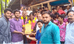 സ്‌കൂള്‍ കായികമേളയിലെ നേട്ടം;  മാര്‍ ബേസില്‍ സ്‌കൂളിന് കാംപസ് ഫ്രണ്ടിന്റെ ഉപഹാരം