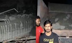 കളമശ്ശേരി മെഡിക്കല്‍ കോളജിലെ കെട്ടിടം തകര്‍ന്ന് അഞ്ചുപേര്‍ക്ക് പരിക്ക്