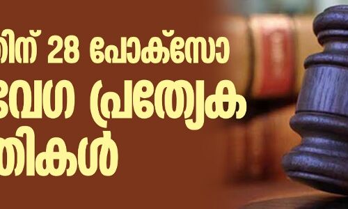 കേരളത്തിന് 28 പോക്‌സോ അതിവേഗ പ്രത്യേക കോടതികള്‍