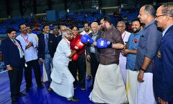 പെണ്‍ ഉശിരിന്റെ ആവേശ പഞ്ചില്‍ കണ്ണൂര്‍; കേരളത്തിന് രണ്ട് ജയം