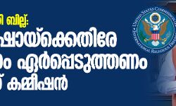 പൗരത്വ ഭേദഗതി ബില്ല്: അമിത് ഷായ്‌ക്കെതിരേ ഉപരോധം ഏര്‍പ്പെടുത്തണമെന്ന് യുഎസ് ഫെഡറല്‍ കമ്മീഷന്‍