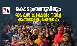 കൊടുംതണുപ്പിലും രാപ്പകല്‍ പ്രക്ഷോഭം നയിച്ച് ഷാഹീന്‍ബാഗിലെ സ്ത്രീസമൂഹം