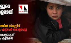 കുരുന്നുകളുടെ കുരുതിക്കളമായി സിറിയ;  സ്‌കൂളിന് നേരെയുള്ള ആക്രമണത്തില്‍ കുട്ടികളടക്കം എട്ടുപേര്‍ കൊല്ലപ്പെട്ടു