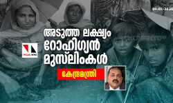 അടുത്ത ലക്ഷ്യം റോഹിന്‍ഗ്യന്‍ മുസ്‌ലിംകളെ നാടുകടത്തലെന്ന് കേന്ദ്രമന്ത്രി