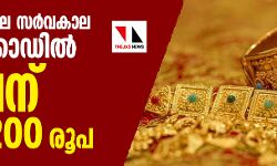 സ്വര്‍ണവില സര്‍വകാല റെക്കോഡില്‍; പവന് 30,200 രൂപ