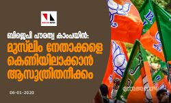 ബിജെപി പൗരത്വ കാംപയിന്‍: മുസ്‌ലിം നേതാക്കളെ കെണിയിലാക്കാന്‍ ആസൂത്രിതനീക്കം