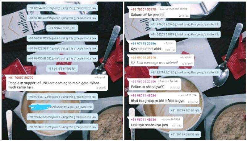 ജെഎന്യുവിലെ ഗുണ്ടാ വിളയാട്ടം: ആക്രമണം ആസൂത്രിതം; വാട്സ്ആപ്പ് സന്ദേശങ്ങള് പുറത്ത് ജെഎന്യുവിലെ ഗുണ്ടാ വിളയാട്ടം: ആക്രമണം ആസൂത്രിതം; വാട്സ്ആപ്പ് സന്ദേശങ്ങള് പുറത്ത്