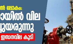 യുദ്ധഭീതിയില് ലോകം: ക്രൂഡോയില് വില കുതിച്ചുയരുന്നു; ഇന്ത്യയിലും ഇന്ധനവില കൂടി യുദ്ധഭീതിയില് ലോകം: ക്രൂഡോയില് വില കുതിച്ചുയരുന്നു; ഇന്ത്യയിലും ഇന്ധനവില കൂടി