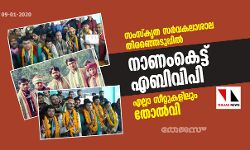 സംസ്‌കൃത സര്‍വകലാശാല തിരഞ്ഞെടുപ്പില്‍ നാണംകെട്ട് എബിവിപി; എല്ലാ സീറ്റുകളിലും തോല്‍വി