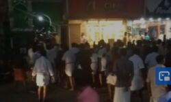 തൂക്കുപാലത്ത് മുസ് ലിം പള്ളിക്കു നേരെ ആര്‍എസ്എസുകാര്‍ കല്ലെറിഞ്ഞു; സംഘര്‍ഷാവസ്ഥ(വീഡിയോ)