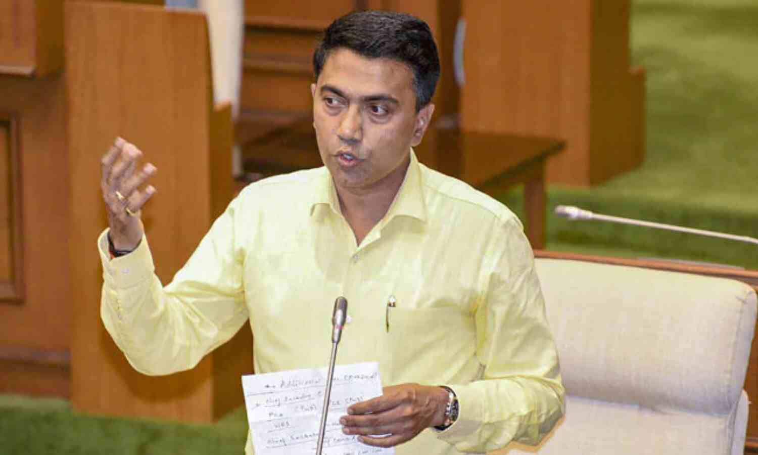 ഗോവയ്ക്ക് സ്വാതന്ത്ര്യം കിട്ടാന് വൈകിയതിനു കാരണം നെഹ്റുവെന്ന് മുഖ്യമന്ത്രി പ്രമോദ് സാവന്ത് ഗോവയ്ക്ക് സ്വാതന്ത്ര്യം കിട്ടാന് വൈകിയതിനു കാരണം നെഹ്റുവെന്ന് മുഖ്യമന്ത്രി പ്രമോദ് സാവന്ത്