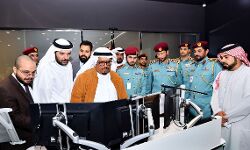 ദാഹി ഖല്‍ഫാന്‍ ഷാര്‍ജ പോലീസ് ആസ്ഥാനം സന്ദര്‍ശിച്ചു.