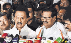 തമിഴ്നാട്ടില് ഡിഎംകെ സഖ്യം തുടരുമെന്ന് കോണ്ഗ്രസ് തമിഴ്നാട്ടില് ഡിഎംകെ സഖ്യം തുടരുമെന്ന് കോണ്ഗ്രസ്