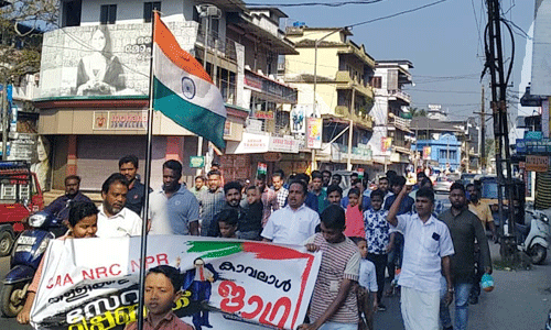 റിപബ്ലിക്ക് ദിനത്തില്‍ എസ് ഡിപിഐ കാവലാള്‍ ജാഥ നടത്തി