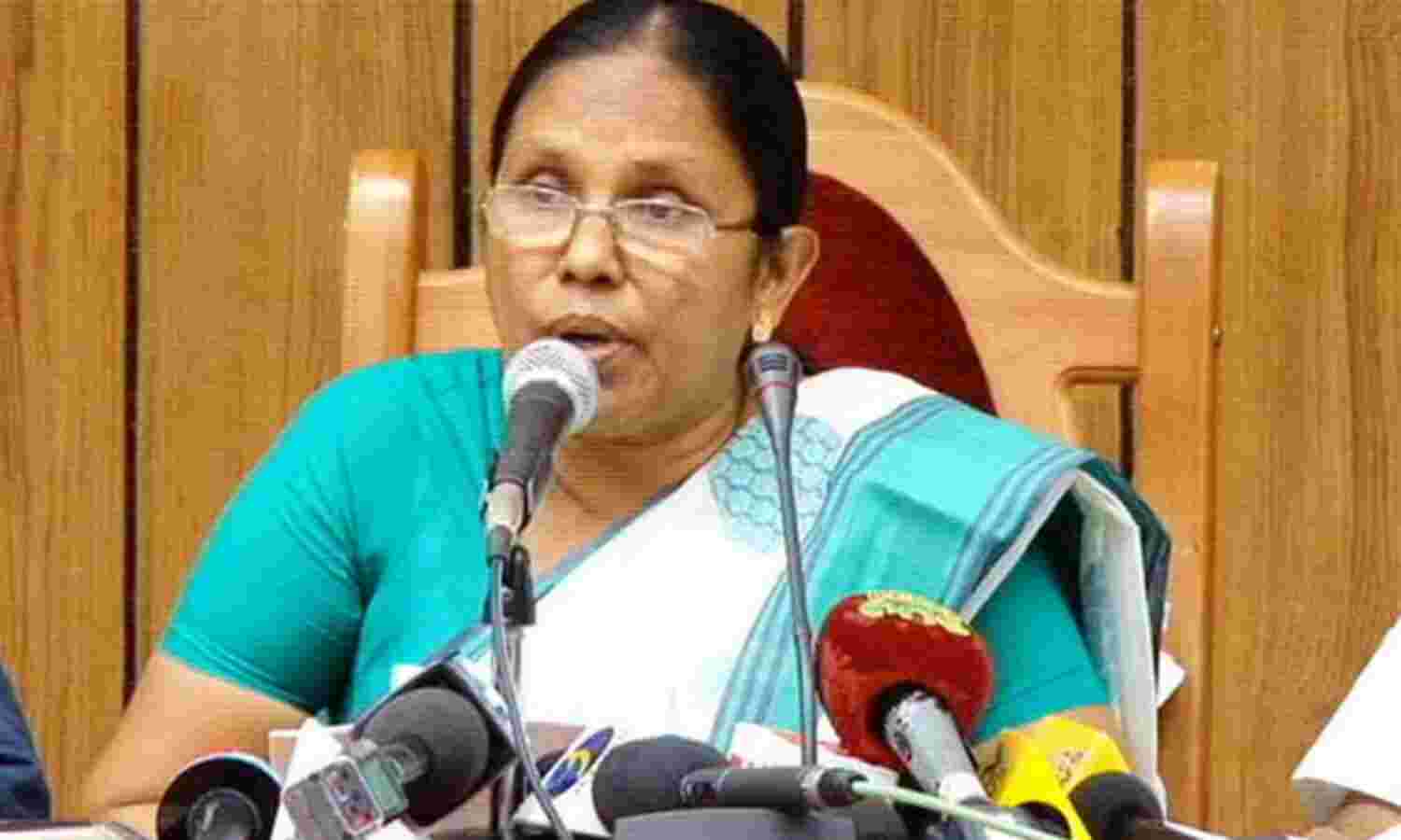 കാഫിര് സ്ക്രീന്ഷോട്ട്: കെ കെ ലതിക പങ്കുവച്ചത് തെറ്റായിപ്പോയെന്ന് കെ കെ ശൈലജ കാഫിര് സ്ക്രീന്ഷോട്ട്: കെ കെ ലതിക പങ്കുവച്ചത് തെറ്റായിപ്പോയെന്ന് കെ കെ ശൈലജ