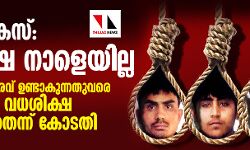 നിര്‍ഭയ കേസ്: വധശിക്ഷ നാളെയില്ല; ഇനിയൊരു ഉത്തരവ് ഉണ്ടാകുന്നതുവരെ പ്രതികളുടെ വധശിക്ഷ നടപ്പാക്കരുതെന്ന് കോടതി