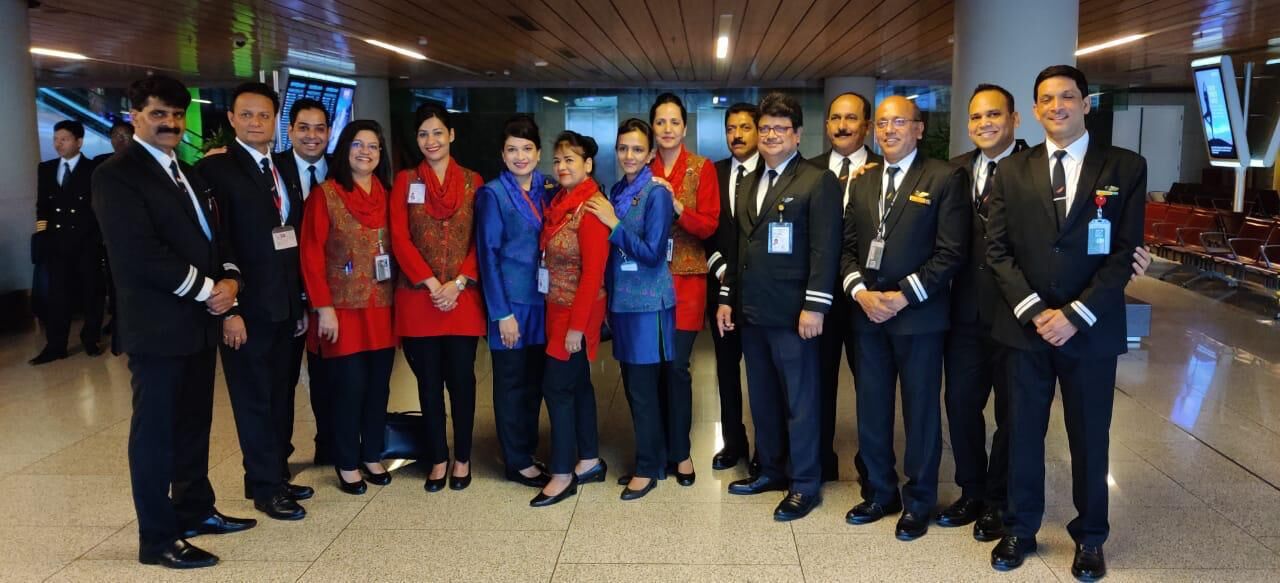 ചൈനയില്‍ നിന്നും 324 യാത്രക്കാരുമായി എയര്‍ ഇന്ത്യ ഡല്‍ഹയിലേക്ക് തിരിച്ചു