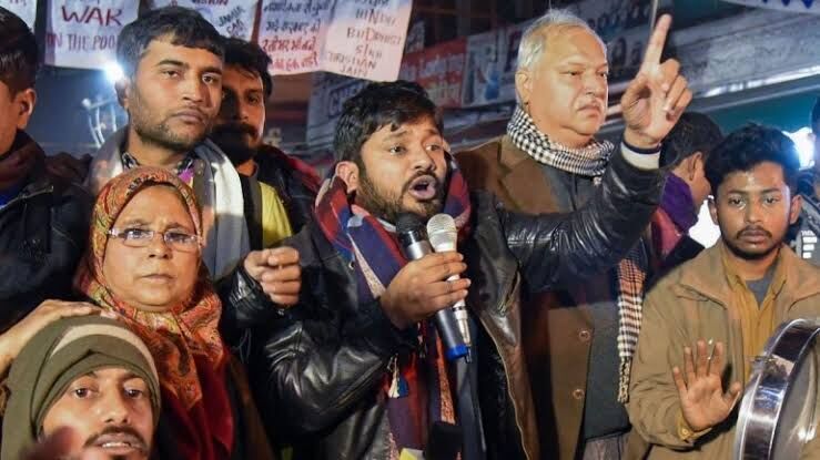 കനയ്യകുമാറിന്റെ സിഎഎ വിരുദ്ധ റാലിക്ക് നേരെ കല്ലേറ്