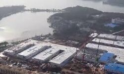 കൊറോണ: എട്ട് ദിവസം കൊണ്ട് ആശുപത്രി നിര്‍മിച്ച് ചൈന