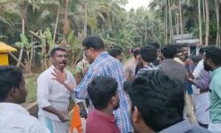 സിപിഎം പ്രവര്‍ത്തകന്റ ബൈക്ക് കത്തിച്ച സംഭവം: പ്രതിഷേധ പ്രകടനത്തിനിടെ സംഘര്‍ഷം