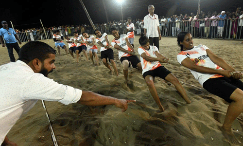 ബീച്ച് ഗെയിംസ് സംസ്ഥാനതല വടംവലി മല്‍സരം ഇന്ന് സമാപിക്കും