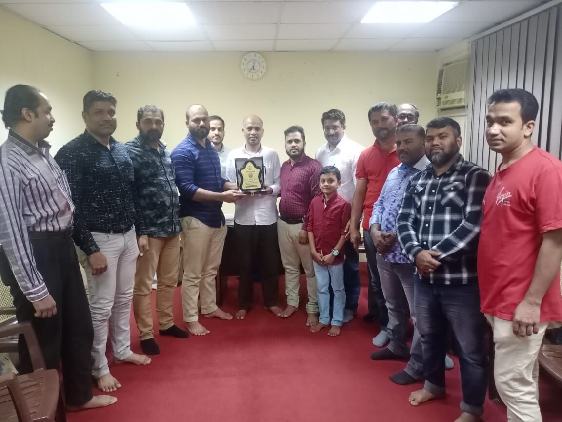 അബ്ദുല് കരീം കോട്ടക്കലിന് സോഷ്യല് ഫോറം യാത്രയയപ്പ് നല്കി അബ്ദുല് കരീം കോട്ടക്കലിന് സോഷ്യല് ഫോറം യാത്രയയപ്പ് നല്കി