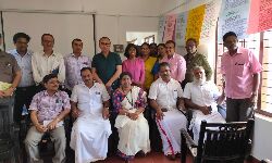 ലോകാരോഗ്യ സംഘടനയുടെ 15 അംഗ സംഘം പുത്തന്‍ചിറ സിഎച്ച്‌സി സന്ദര്‍ശിച്ചു