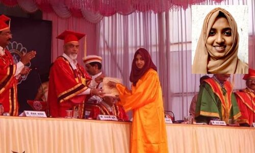 മഹാരാഷ്ട്രയില്‍ പഠിക്കുന്ന തൃശൂരിലെ വിദ്യാര്‍ഥിനിക്ക് അംഗീകാരം