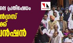 ലോക്‌സഭയിലെ പ്രതിഷേധം: ഏഴ് കോണ്‍ഗ്രസ് എംപിമാര്‍ക്ക് സസ്‌പെന്‍ഷന്‍