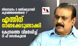 നിരോധനം 6 മണിക്കൂറായി കുറഞ്ഞതെങ്ങനെ ? എന്തിന് നാണക്കേടുണ്ടാക്കി, നാടകം ആരുടെ സംവിധാനത്തില്‍; കേന്ദ്രത്തെ വിമര്‍ശിച്ച് ടി പി സെന്‍കുമാര്‍