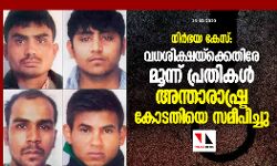 നിര്ഭയ കേസ്: വധശിക്ഷയ്ക്കെതിരേ മൂന്ന് പ്രതികള് അന്താരാഷ്ട്ര കോടതിയെ സമീപിച്ചു നിര്ഭയ കേസ്: വധശിക്ഷയ്ക്കെതിരേ മൂന്ന് പ്രതികള് അന്താരാഷ്ട്ര കോടതിയെ സമീപിച്ചു