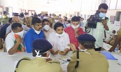 യൂത്ത് കോണ്‍ഗ്രസ് പ്രതിഷേധം; കള്ളുഷാപ്പ് ലേലം നിര്‍ത്തിവച്ചു