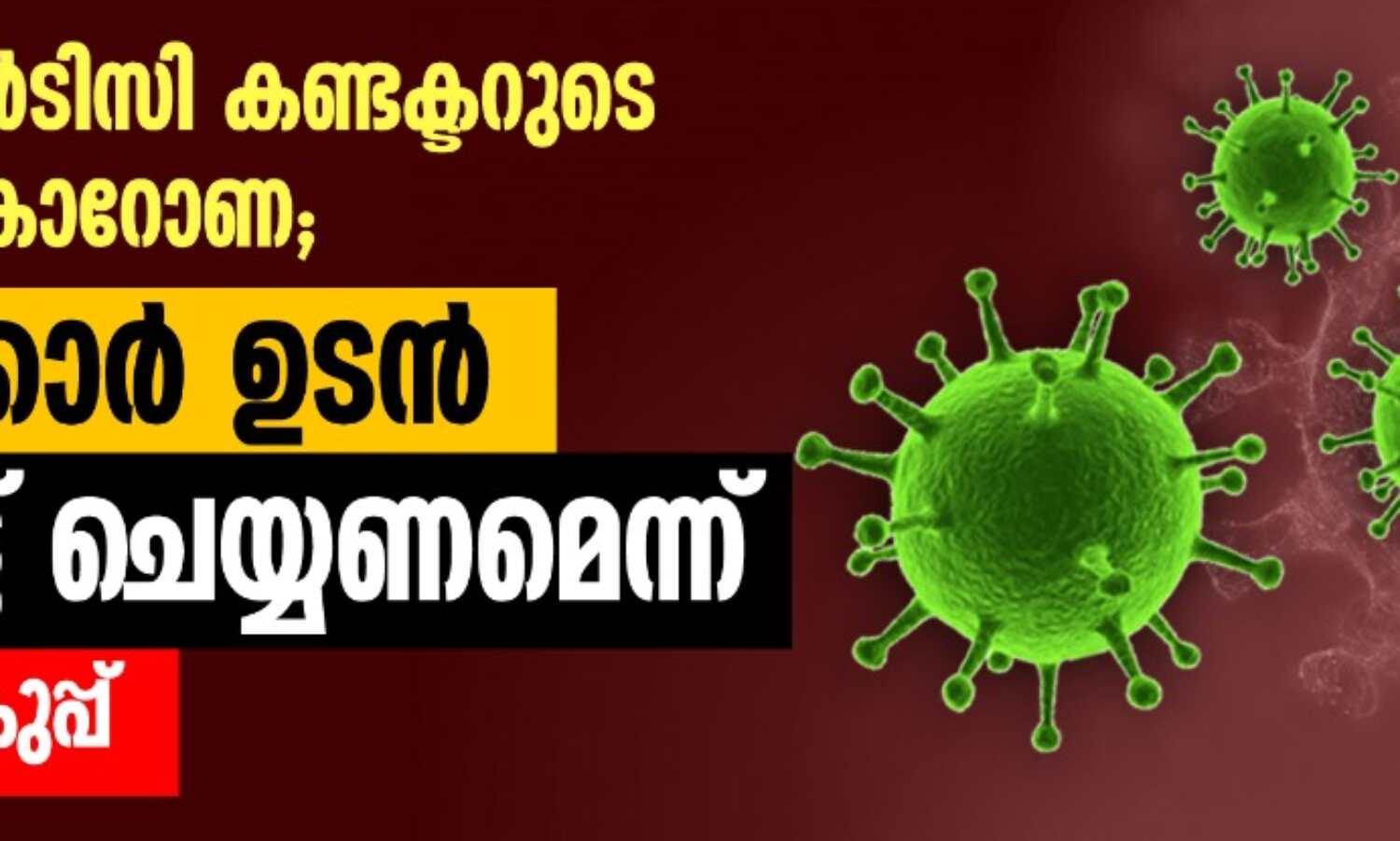 കെഎസ്ആര്ടിസി കണ്ടക്ടറുടെ പിതാവിന് കൊറോണ; യാത്രക്കാര് ഉടന് റിപ്പോര്ട്ട് ചെയ്യണമെന്ന് ആരോഗ്യവകുപ്പ് കെഎസ്ആര്ടിസി കണ്ടക്ടറുടെ പിതാവിന് കൊറോണ; യാത്രക്കാര് ഉടന് റിപ്പോര്ട്ട് ചെയ്യണമെന്ന് ആരോഗ്യവകുപ്പ്