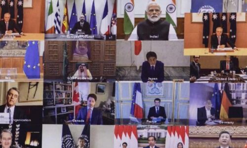 കൊവിഡ് പ്രതിസന്ധി: ജി 20 രാഷ്ട്രങ്ങള്‍ അഞ്ചുലക്ഷം കോടി ഡോളര്‍ വിപണിയിലിറക്കും