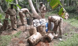 വ്യാജവാറ്റ്; ബിജെപി പഞ്ചായത്ത് മെമ്പറുടെ പിതാവിനെതിരേ കേസെടുത്തു