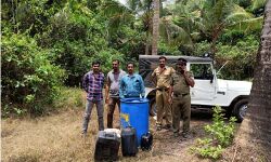 വ്യാജവാറ്റ് തടയാന്‍ എക്‌സൈസ് പരിശോധന; 300 ലിറ്റര്‍ വാഷ് നശിപ്പിച്ചു