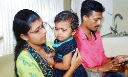 കണ്ണിന് ചികിത്സ; ഒന്നരവയസുകാരി അന്വിത ഹൈദരാബാദിലേക്ക് കണ്ണിന് ചികിത്സ; ഒന്നരവയസുകാരി അന്വിത ഹൈദരാബാദിലേക്ക്