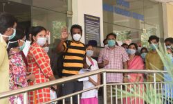 കൊവിഡ്-19 : രോഗമുക്തി നേടി യൂബര്‍ ടാക്‌സി ഡ്രൈവര്‍ എറണാകുളം മെഡിക്കല്‍ കോളജ് വിട്ടു