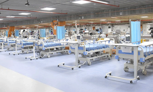 കൊവിഡ് പ്രതിരോധം;  ഏഴ് ദിവസം കൊണ്ട് പാര്‍ക്കിങ് ഏരിയയില്‍ 130 ബെഡുള്ള ഐസിയു സജ്ജമാക്കി ബഹ്‌റൈന്‍