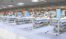 കൊവിഡ് പ്രതിരോധം;  ഏഴ് ദിവസം കൊണ്ട് പാര്‍ക്കിങ് ഏരിയയില്‍ 130 ബെഡുള്ള ഐസിയു സജ്ജമാക്കി ബഹ്‌റൈന്‍