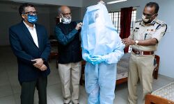 കൊവിഡ് പ്രതിരോധം; പോലിസുകാര്‍ക്ക് പേഴ്സണല്‍ പ്രൊട്ടക്ഷന്‍ എക്യൂപ്മെന്‍റ്  ലഭ്യമാക്കി