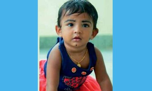 പശുവിനെ കെട്ടിയിരുന്ന കയറിൽ കുരുങ്ങി ഒന്നര വയസുകാരി മരിച്ചു
