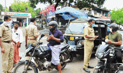 മാഹി അതിര്‍ത്തിയില്‍ വാഹന പരിശോധന കര്‍ശനമാക്കി
