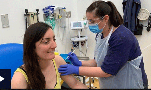 ബ്രിട്ടനില് കൊവിഡ് വാക്സിന് മനുഷ്യനില് പരീക്ഷിക്കാന് തുടങ്ങി; പ്രതീക്ഷയോടെ ലോകം ബ്രിട്ടനില് കൊവിഡ് വാക്സിന് മനുഷ്യനില് പരീക്ഷിക്കാന് തുടങ്ങി; പ്രതീക്ഷയോടെ ലോകം