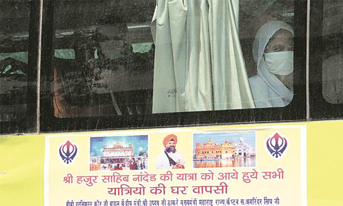 മഹാരാഷ്ട്രയിലെ ഗുരുദ്വാരയില്‍ നിന്ന് പഞ്ചാബില്‍ തിരിച്ചെത്തിയ 10 തീര്‍ത്ഥാടകര്‍ക്ക് കൊവിഡ് 19