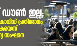 ലോക്ക് ഡൗണ് ഇല്ല; സ്വീഡന്റെ കൊവിഡ് പ്രതിരോധം മികച്ച മാതൃകയെന്ന് ലോകാരോഗ്യ സംഘടന ലോക്ക് ഡൗണ് ഇല്ല; സ്വീഡന്റെ കൊവിഡ് പ്രതിരോധം മികച്ച മാതൃകയെന്ന് ലോകാരോഗ്യ സംഘടന